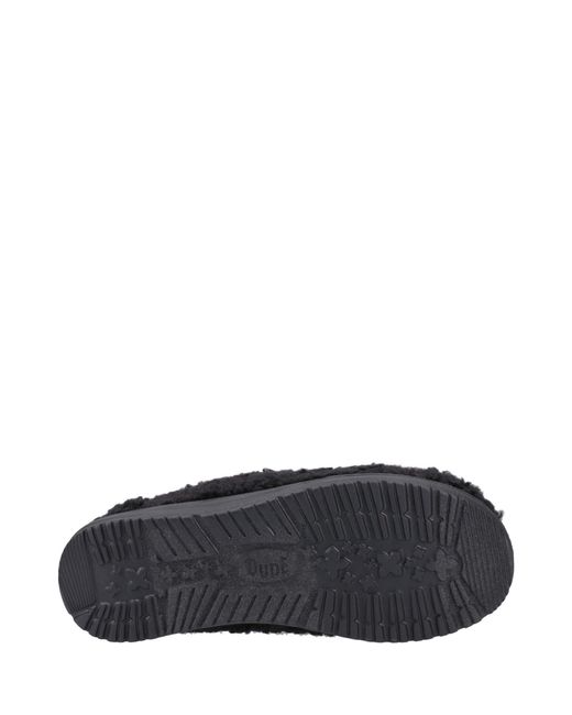 HeyDude Black Wendy Slipper
