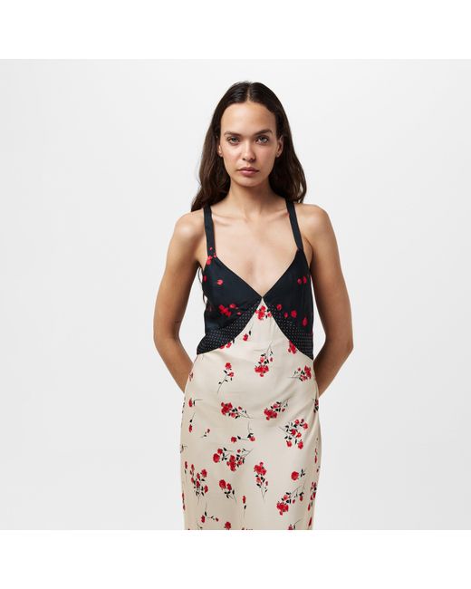 French Connection Metallic Ennis Slip Dress