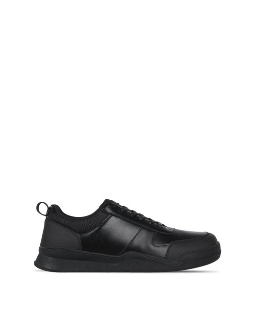 GIORGIO Black Lace Trainers for men