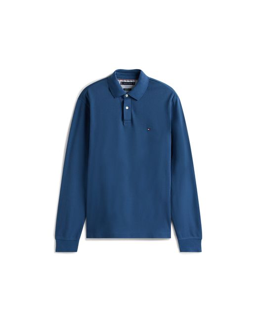 Tommy Hilfiger Blue 1985 Long Sleeve Polo Shirt for men