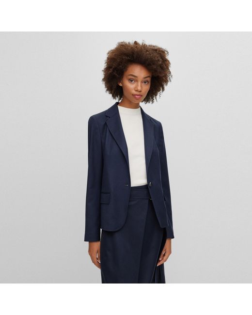 Boss Blue Jocalua Suit Jacket