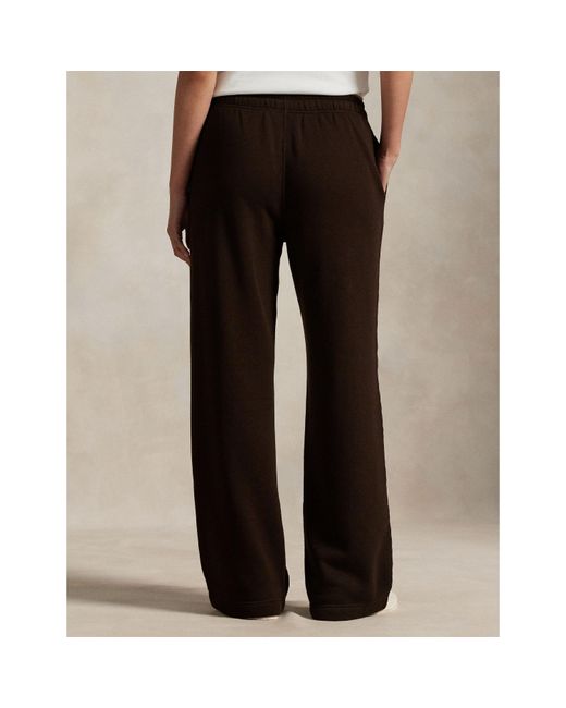 Polo Ralph Lauren Brown Wide Open Hem Fleece Joggers
