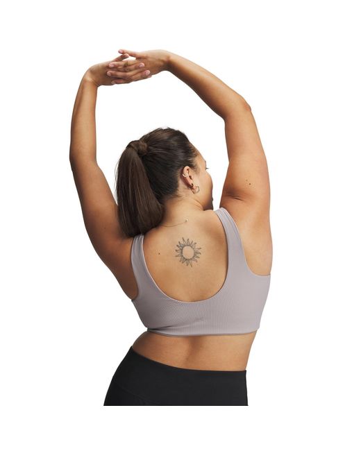Under Armour Gray Rib Low Impact Sports Bra