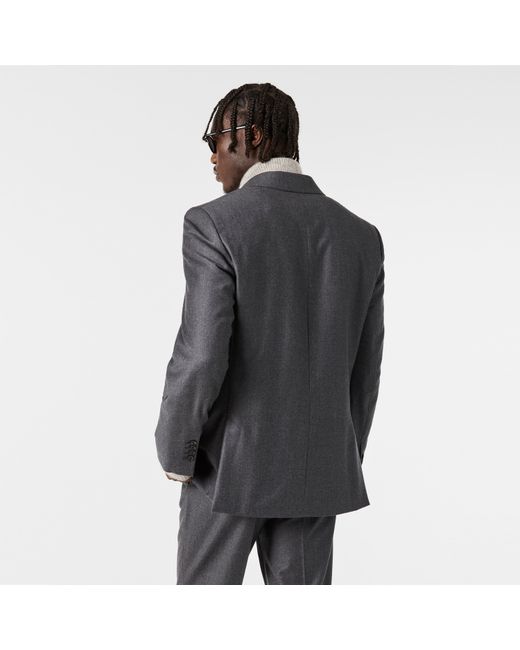 AMI Blue Button Tailored Fit Blazer for men