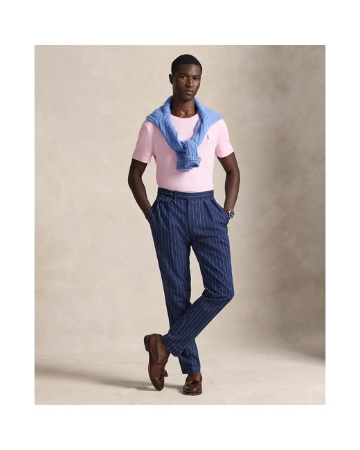 Polo Ralph Lauren Pink Regular Fit Pima T-Shirt for men