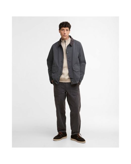 Barbour Gray Barn Jacket for men