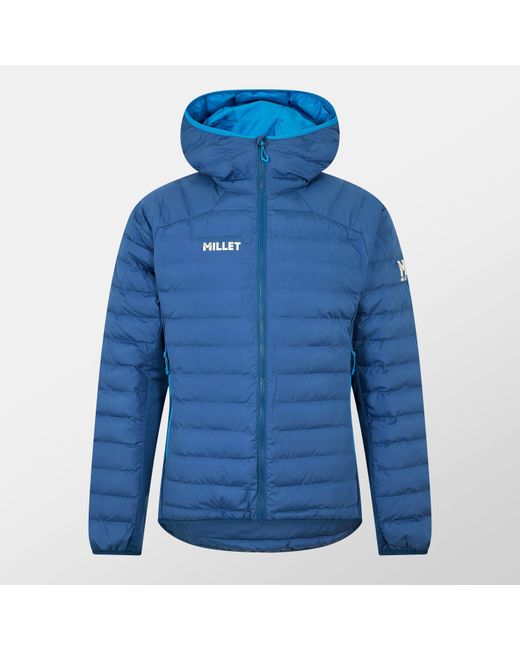 Millet Blue Fitz Roy Insulated Weather-Resistant Streamlined Fit Down Jacket for men