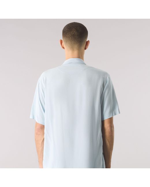 Pretty Green Blue Plain Short-Sleeve Regular Fit T-Shirt for men