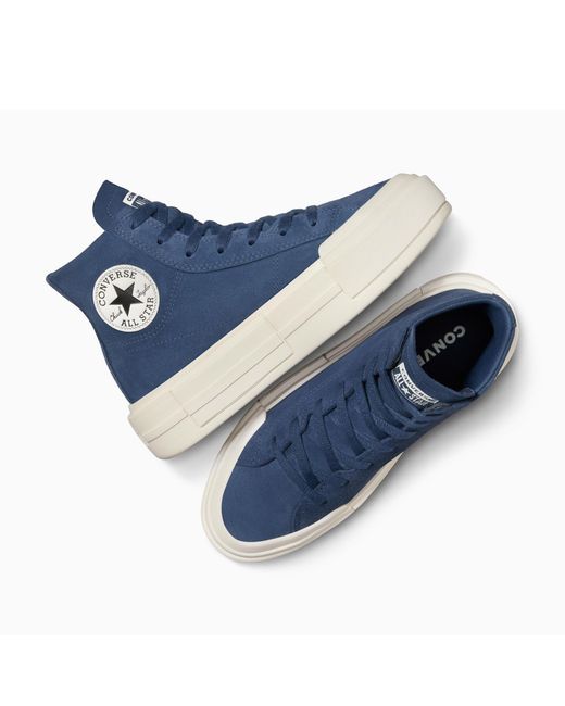 Converse Blue Chuck Taylor All Star Cru Platform Trainers