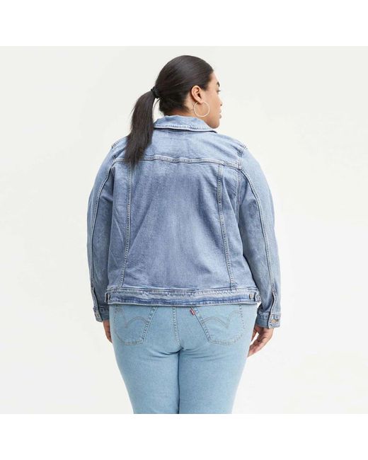 Levi's Blue Classic Button-Through Denim Jacket