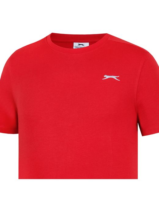 Slazenger 1881 Red Plain T-Shirt for men