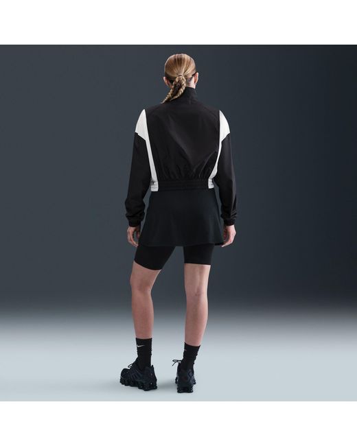 Nike Black Color Block Windbreaker Jacket