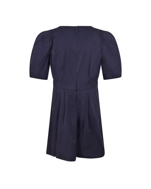 Ted Baker Blue V Neck Md Ld99