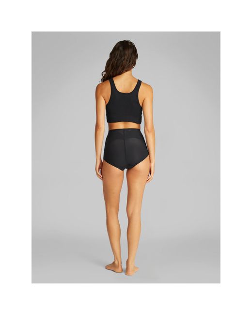 Calvin Klein Black Sculpted Firm Mesh Brief Shapewear