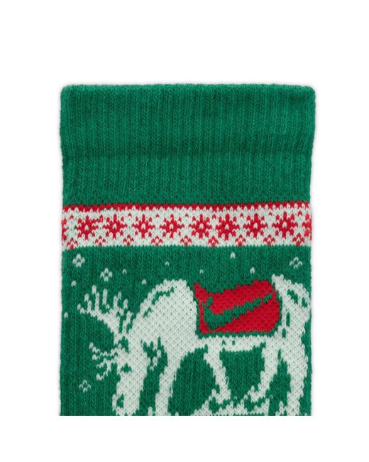Nike Green Crew Socks for men