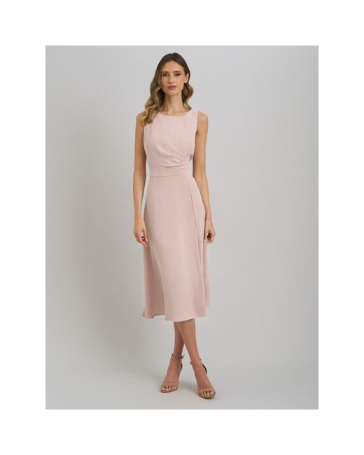 Gina Bacconi Gray Penny Sleeveless Shift Dress