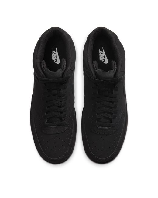 Nike Black Court Vision Mid Next Nature for men