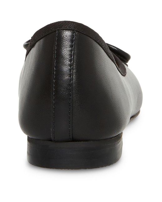 Steve Madden Black Ellison Bow Ballet Flats