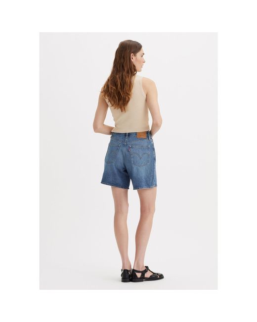 Levi's Blue High Baggy Luxury Denim Shorts