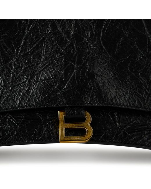 Balenciaga Black Large Crush Chain Bag