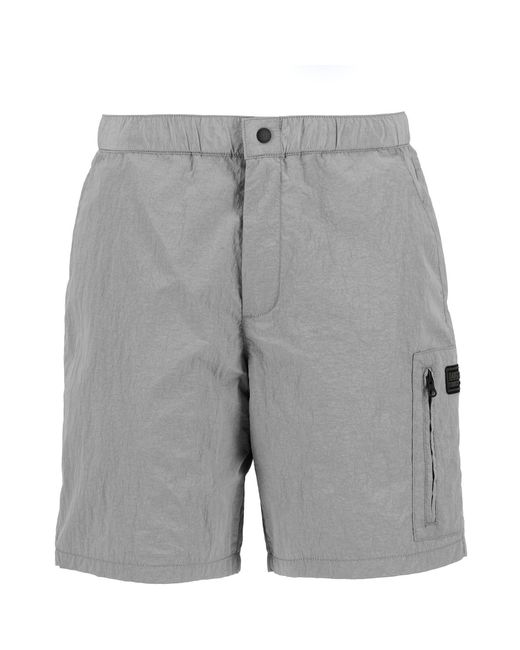 Barbour Gray Cargo Shorts for men