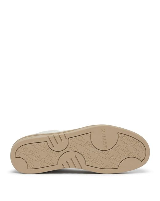 Mallet White Bennet Trainers for men