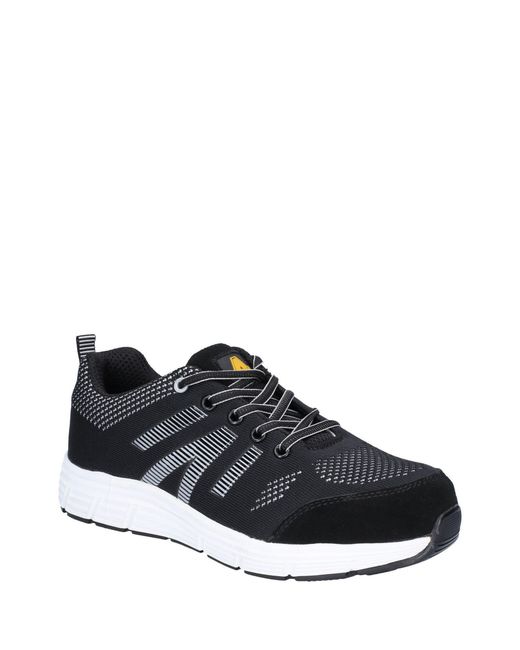 Amblers Safety Black As714 Bolt Safety Trainer for men