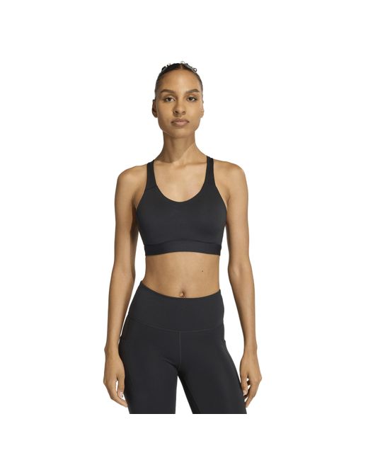 Adidas Black Tlrdreact Training High-Support Bra