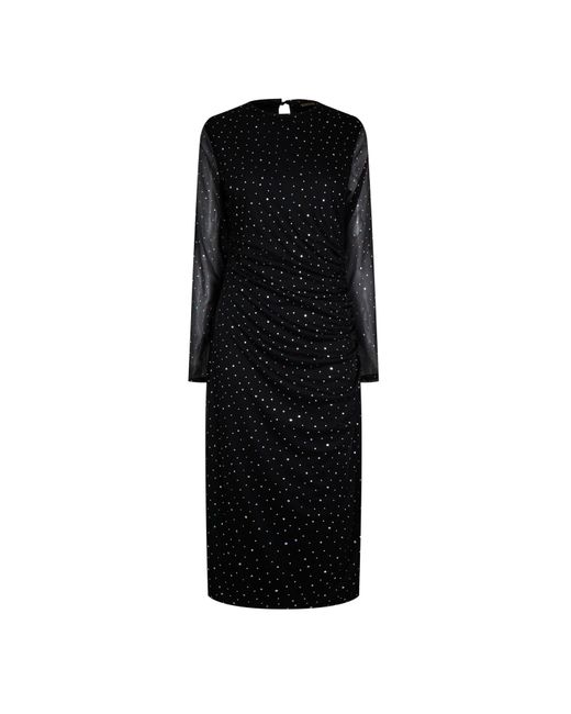 Biba Black Sequin Mesh Dress