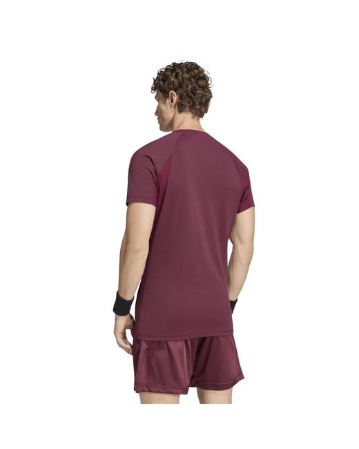 Adidas Purple Us Open Tee Sn63 for men