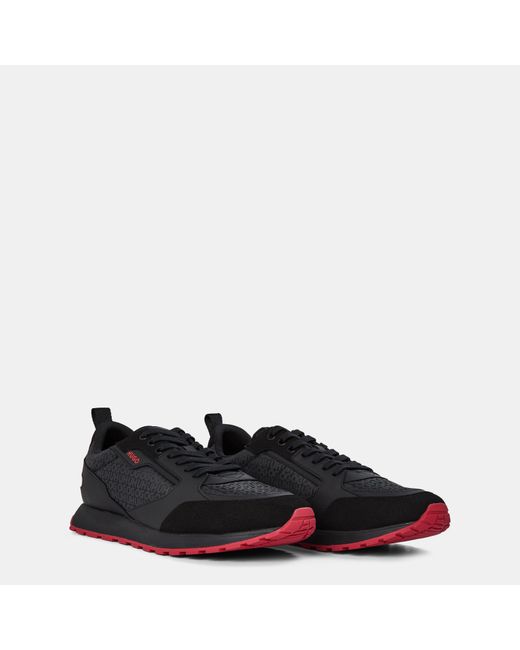 HUGO Black Icelin Runners for men