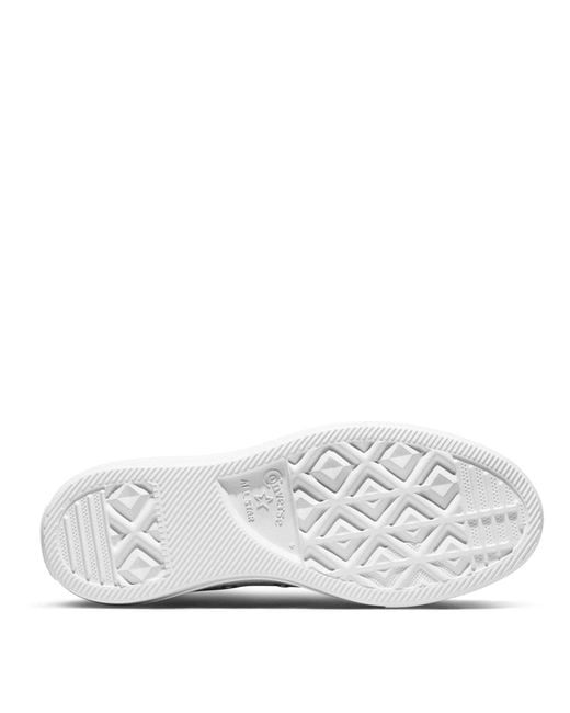 Converse White Day One Pit Canvas High-Top Trainers