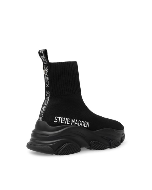 Steve Madden Black Prodigy Trainers