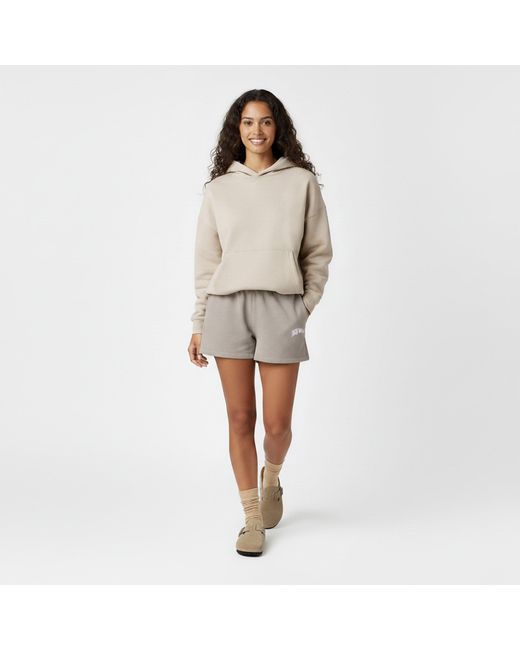 Jack Wills Gray Graphic Fleece Jogger Shorts