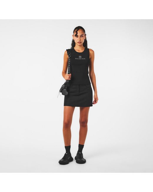 Balenciaga Black Sleeveless Tops