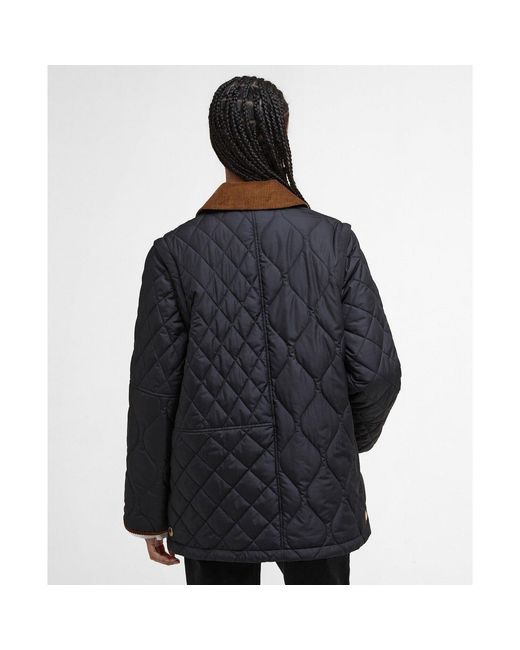 Barbour Black B.Li Lorrie Qui Quilted Jacket