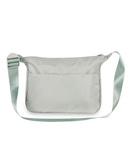 Spiral Gray Cali Satchel Crossbody Bag