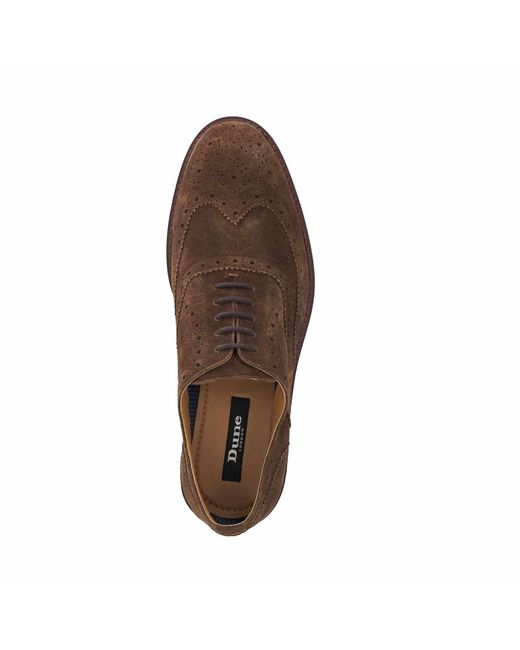 Dune Brown Baltics Suede Brogues for men