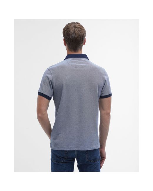Barbour Blue Sports Polo Mix Shirt for men
