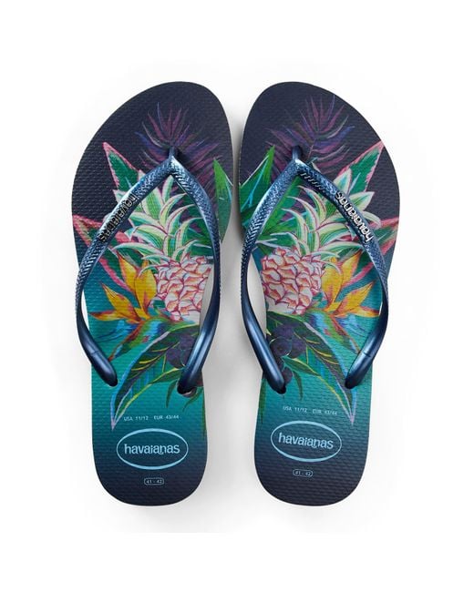 Havaianas Blue Flip Flops