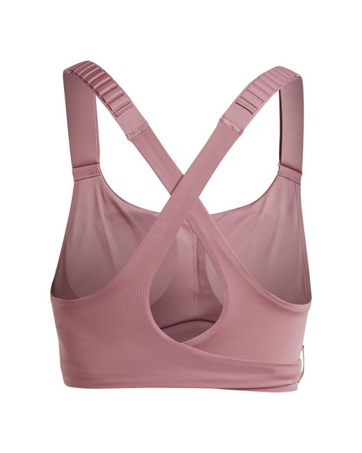 Adidas Purple Non Wired High Impact Sports Bra