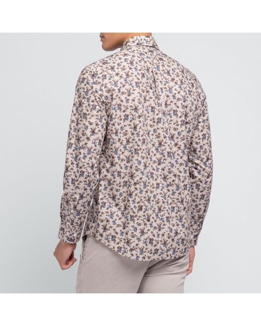 Eden Park Multicolor Pima Cotton Shirt Exclusive Print for men