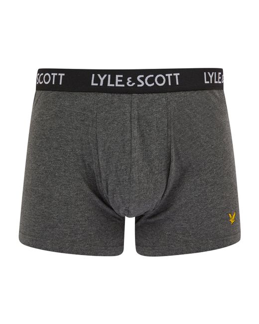 Lyle & Scott Blue 5 Pack Miller Trunks for men
