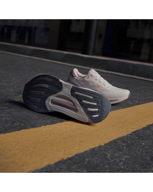 Adidas White Solution W Road Running Shoes