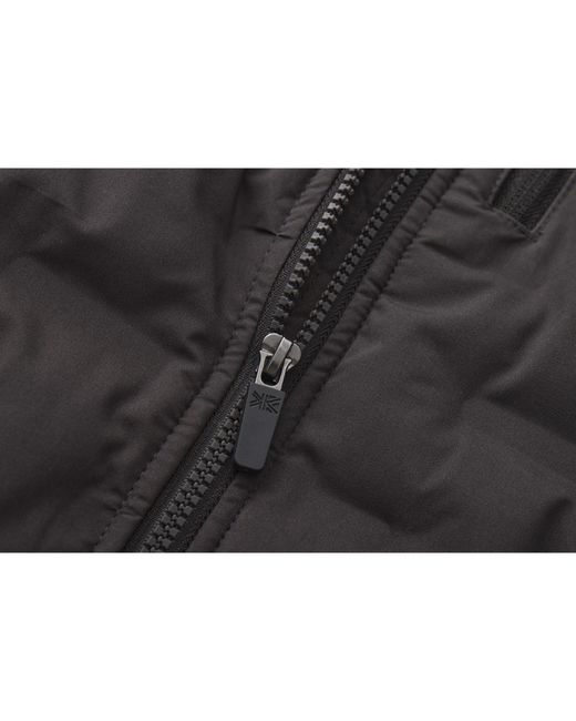 Karrimor Black Heat-Sealed Hooded Long Sleeve Full Zip Insulated Puffer Jacket for men