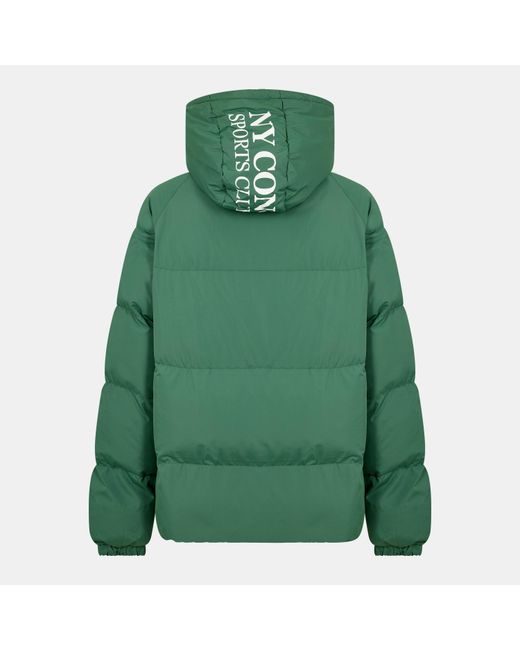 NY Concept Green Stowe Puffer Jacket for men