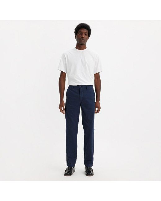 Levi's Blue Levi's Xx Chino Authentic Strt Washed for men
