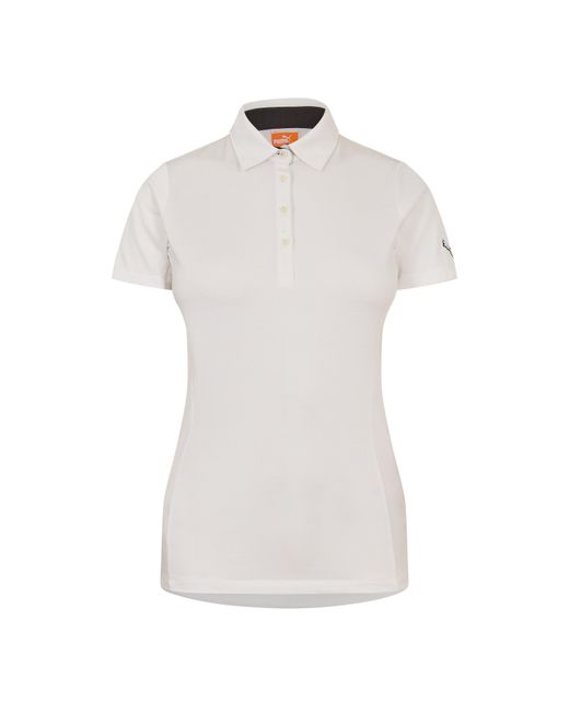 PUMA White (14) Golf Tech Polo