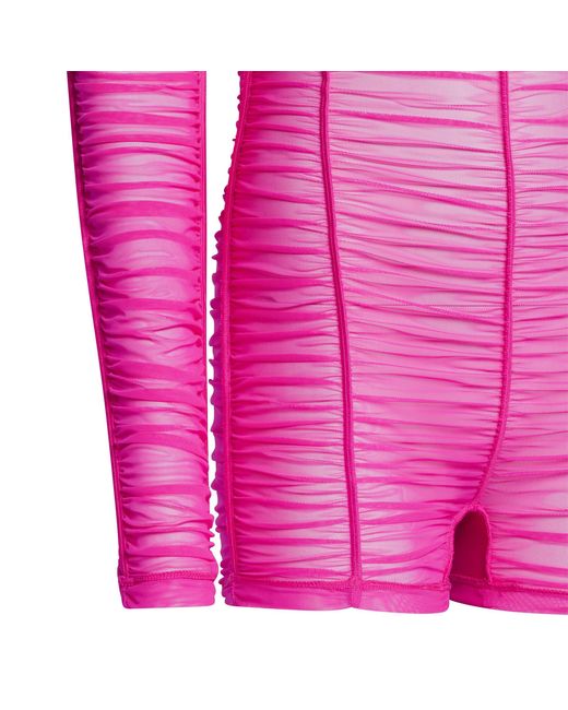 Adidas Pink X Ivy Park Mesh Romper