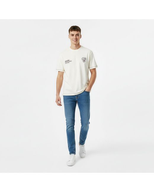 Jack Wills White Superior Regular Fit T-Shirt for men